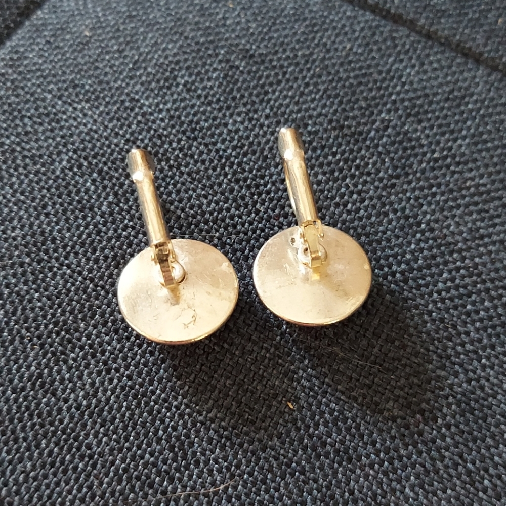 FLOWER BLUE EARRINGS - Picture 5 of 5